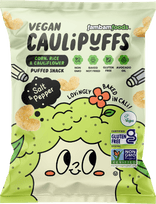 Vegan Salt & Pepper CauliPuffs bag